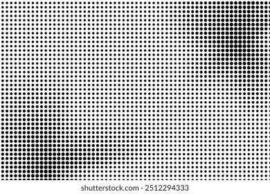 Halftone texture with dots. Vector. Modern background for posters, websites, web pages, business cards, postcards, interior design. Punk, pop, grunge in vintage style. Minimalism.