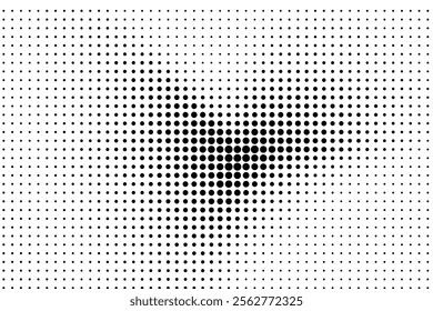 Halftone texture with dots. Vector. Modern background for posters, websites, web pages, business cards, postcards, interior design. Punk, pop, grunge in vintage style. Minimalism.