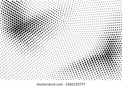 Halftone texture with dots. Vector. Modern background for posters, websites, web pages, business cards, postcards, interior design. Punk, pop, grunge in vintage style. Minimalism.