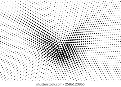 Halftone texture with dots. Vector. Modern background for posters, websites, web pages, business cards, postcards, interior design. Punk, pop, grunge in vintage style. Minimalism.