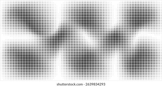 Halftone texture with dots. Vector. Modern background for posters, websites, web pages, business cards, postcards, interior design. Punk, pop, grunge in vintage style. Minimalism.