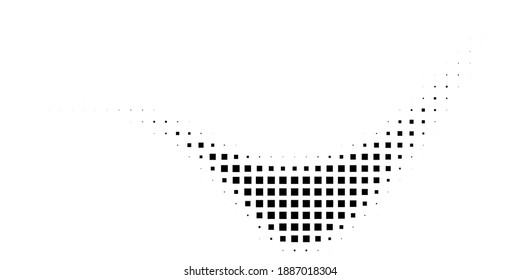 Halftone texture with geometric figures. Vector. Modern background for posters, websites, web pages, business cards, postcards, interior design. Punk, pop, grunge in vintage style. Minimalism. 