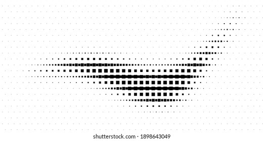 Halftone texture with geometric figures. Vector. Modern background for posters, websites, web pages, business cards, postcards, interior design. Punk, pop, grunge in vintage style. Minimalism. 