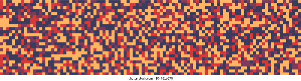 Halftone texture. Geometric pattern with colorful elements for print or mobile application. Horizontal halftone background with color elements for your design. Vector texture.