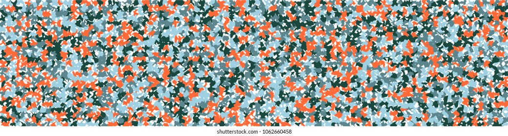 Halftone texture. Geometric pattern with colorful elements for print or mobile application. Horizontal halftone background with color squares for your design. Vector texture.
