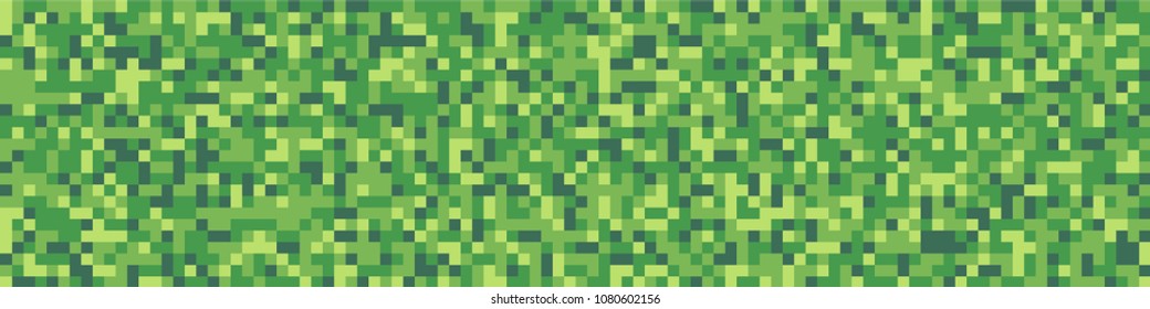 Halftone texture. Geometric pattern with colorful squares for poster or banner. Horizontal halftone background with color elements for your design. Vector texture.