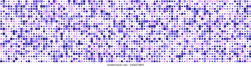 Halftone texture. Geometric pattern with colorful elements for poster or banner. Horizontal halftone background with color elements for your design. Vector texture.