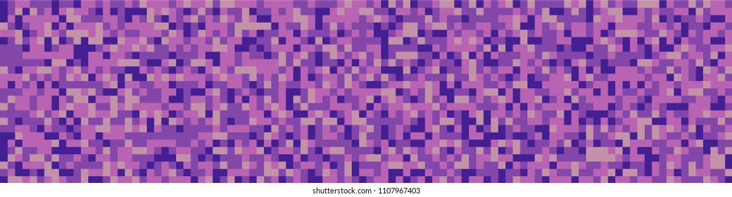 Halftone texture. Geometric pattern with colorful elements for poster or banner. Horizontal halftone background with color squares for your design. Vector texture.