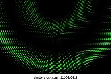 Halftone texture and green dots black background  Minimalism  vector  Background for posters  sites  business cards  postcards  interior design