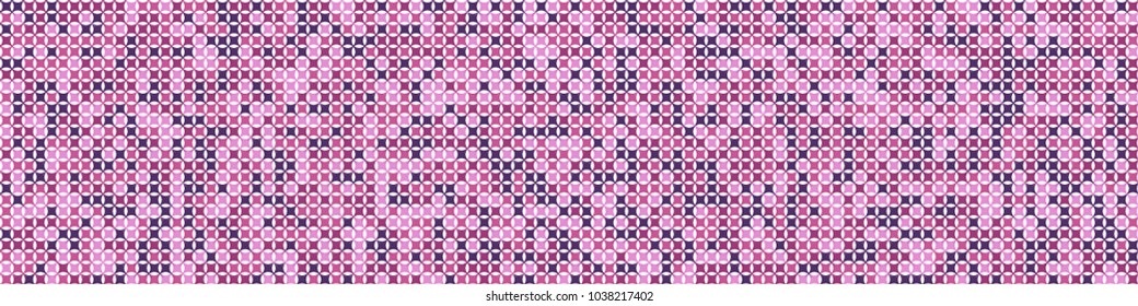 Halftone texture. Modern pattern with colorful elements for card or print. Horizontal halftone background with color elements for your design. Vector texture.