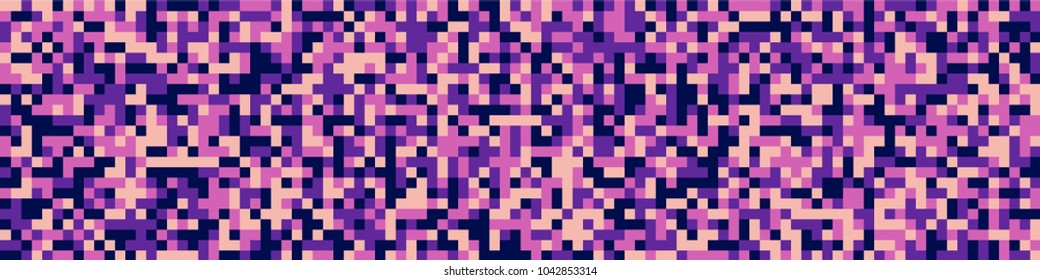 Halftone texture. Modern pattern with colorful squares for card or print. Horizontal halftone background with color squares for your design. Vector texture.