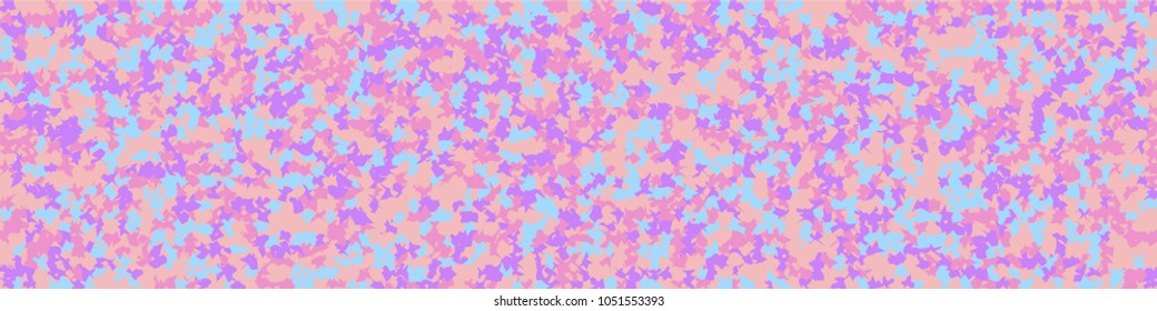 Halftone texture. Modern pattern with colorful elements for card or print. Horizontal halftone background with color squares for your design. Vector texture.