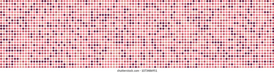 Halftone texture. Modern pattern with colorful squares for card or print. Horizontal halftone background with color elements for your design. Vector texture.