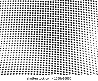 Halftone texture is monochrome. Abstract black and white background of dots