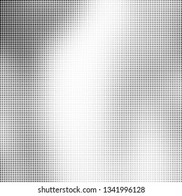 Halftone texture is monochrome. Abstract black and white background of dots