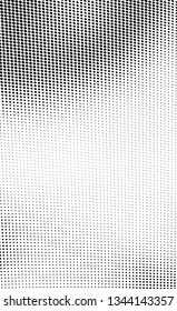 Halftone texture is monochrome. Abstract black and white background of dots