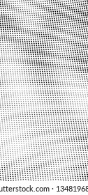 Halftone texture is monochrome. Abstract black and white background of dots