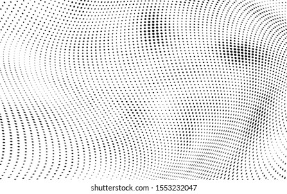 The halftone texture is monochrome. Vector chaotic background