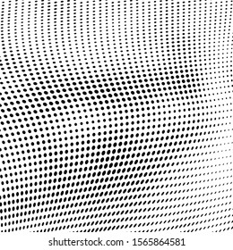 The halftone texture is monochrome. Vector chaotic background