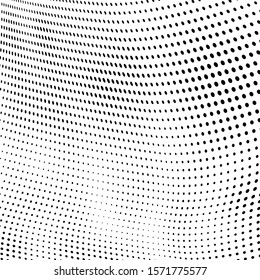 The halftone texture is monochrome. Vector chaotic background