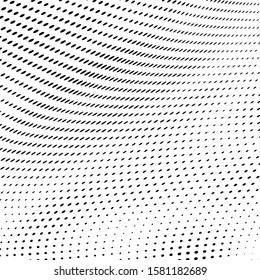 The halftone texture is monochrome. Vector chaotic background