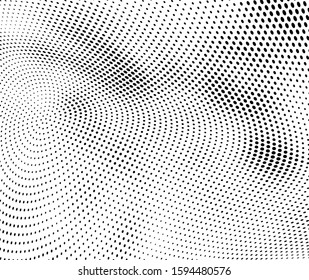 The halftone texture is monochrome. Vector chaotic background