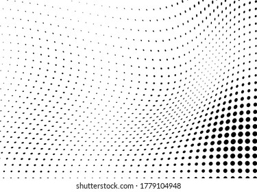 The halftone texture is monochrome. Vector chaotic background	