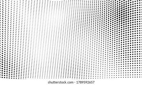 The halftone texture is monochrome. Vector chaotic background