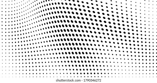 The halftone texture is monochrome. Vector chaotic background	