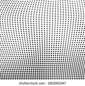 The halftone texture is monochrome. Vector chaotic background