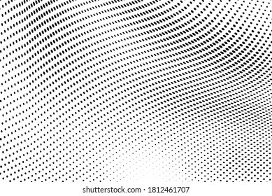 The halftone texture is monochrome. Vector chaotic background
