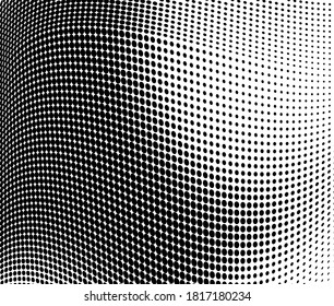 The halftone texture is monochrome. Vector chaotic background
