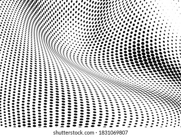 The halftone texture is monochrome. Vector chaotic background	