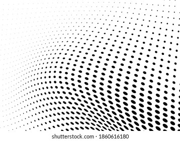 The halftone texture is monochrome. Vector chaotic background
