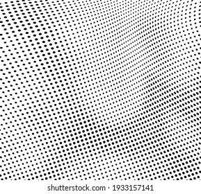 The halftone texture is monochrome. Vector chaotic background