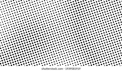 The halftone texture is monochrome. Vector chaotic background