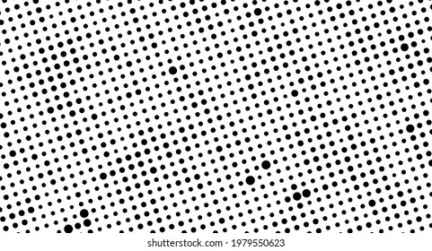 The halftone texture is monochrome. Vector chaotic background