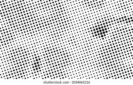 The halftone texture is monochrome. Vector chaotic background