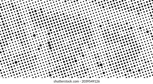 The halftone texture is monochrome. Vector chaotic background