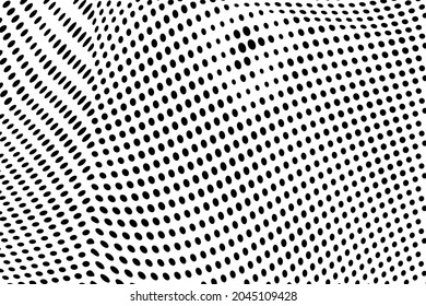 The halftone texture is monochrome. Vector chaotic background	