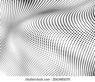 The halftone texture is monochrome. Vector chaotic background	