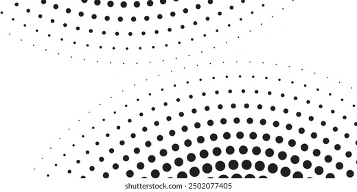 The halftone texture is monochrome. Vector chaotic background. vector ilustration