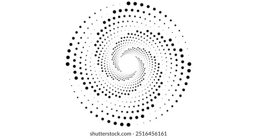 The halftone texture is monochrome. Vector chaotic background.eps10