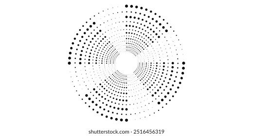 A textura de meio-tom é monocromática. Vetor fundo caótico. moderno