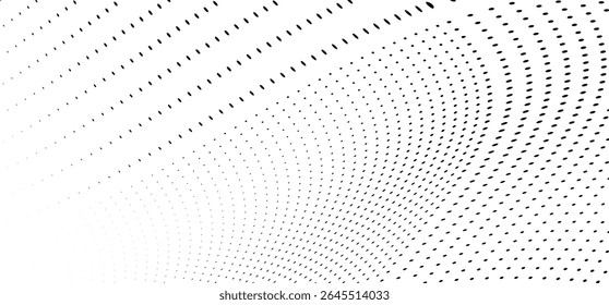 The halftone texture is monochrome. Vector chaotic background