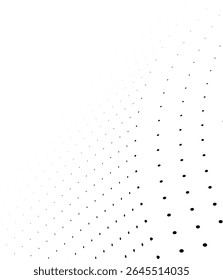 The halftone texture is monochrome. Vector chaotic background