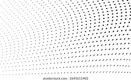 La textura de semitono es monocromo. Fondo caótico de Vector