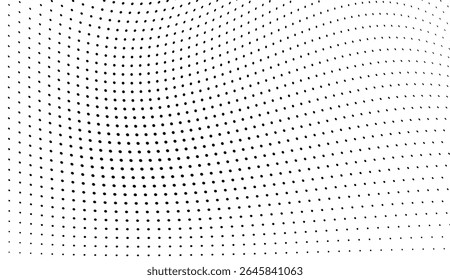 La textura de semitono es monocromo. Fondo caótico de Vector