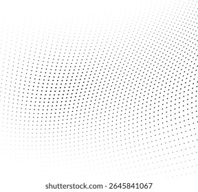 The halftone texture is monochrome. Vector chaotic background