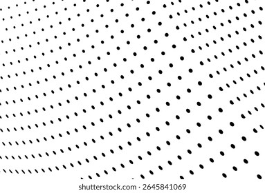 The halftone texture is monochrome. Vector chaotic background